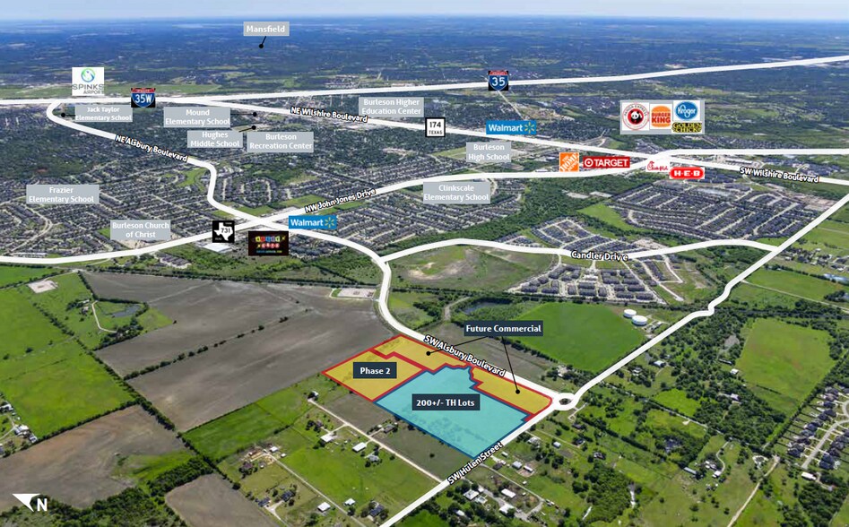 More Photos Of 2500 SW Hulen St, Burleson Land For Sale