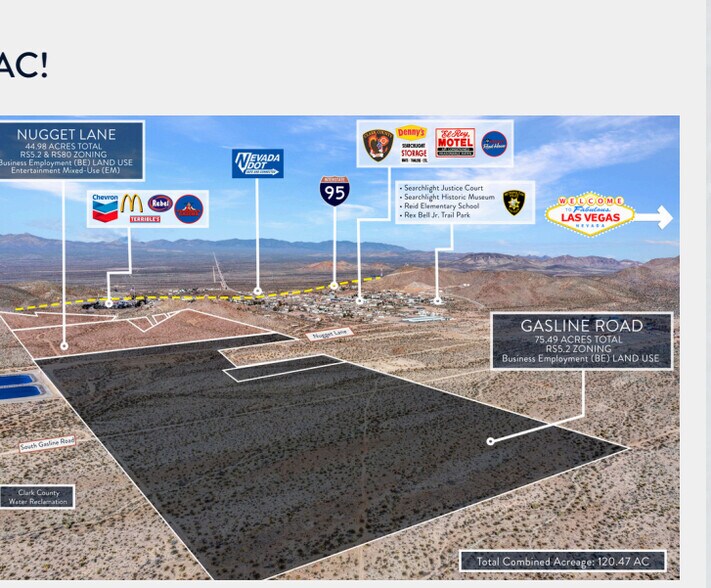 More Photos Of S Nugget Lane & S Gasline Road, Searchlight Land For Sale