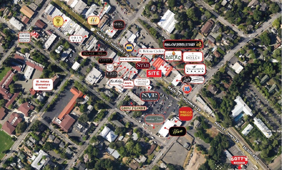 More Photos Of 1136-1154 Main St, Saint Helena Storefront For Lease