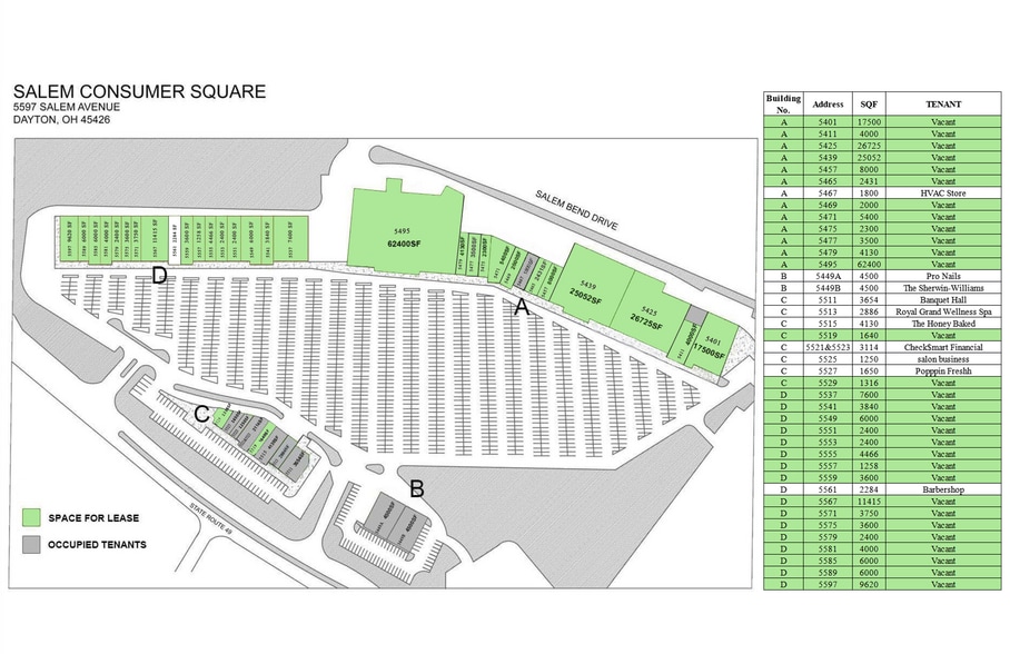 More Photos Of 5537-5597 Salem Ave, Dayton Unknown For Lease