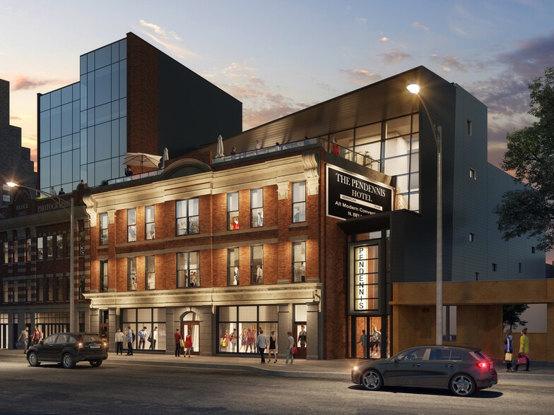 Primary Photo Of 9660 Jasper Av NW, Edmonton General Retail For Lease