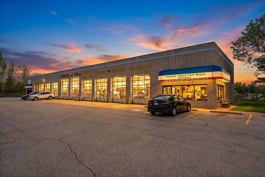 Primary Photo Of 5843 Us-6, Portage Auto Repair For Sale