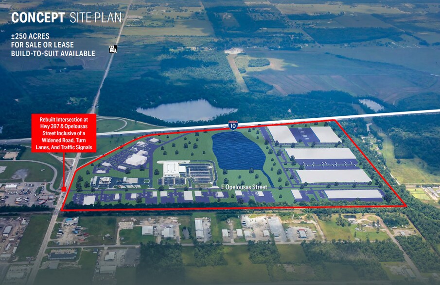More Photos Of 0 I-10, Lake Charles Land For Sale