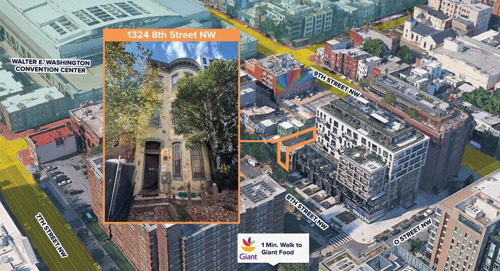 Primary Photo Of 1324 8th St NW, Washington Multifamily For Sale