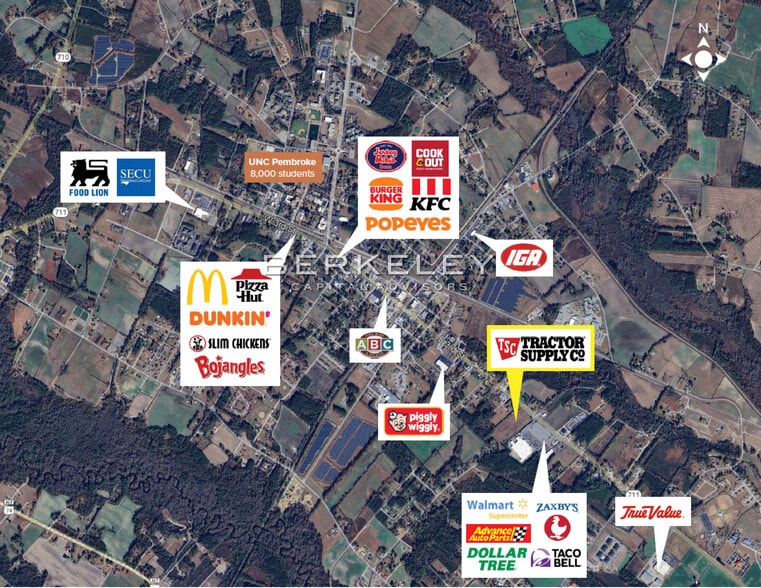 More Photos Of 8141 NC Highway 711, Pembroke General Retail For Sale