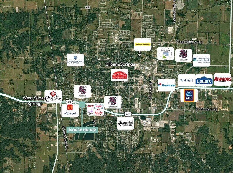 More Photos Of 1400 Highway 412 W, Siloam Springs Freestanding For Lease