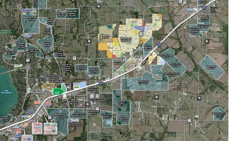 More Photos Of NEC I-30 And John King, Rockwall Land For Lease