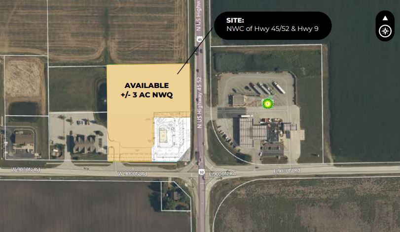 Primary Photo Of NWC Hwy 45/52 & Hwy 9, Manteno Land For Lease