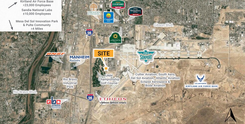 More Photos Of 1610 & 1620 Airtech Ct SE, Albuquerque Land For Sale