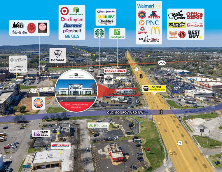 More Photos Of 5901 University Dr, Huntsville Bank For Sale