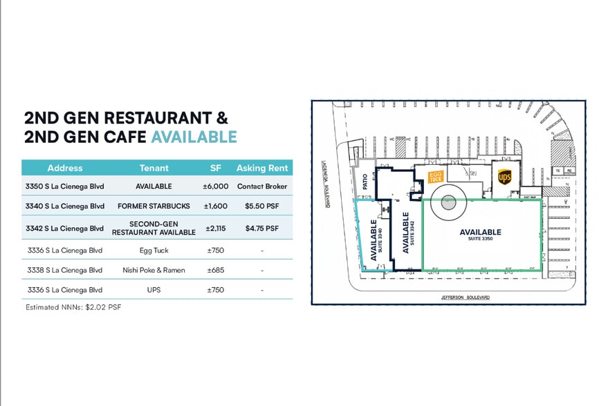 More Photos Of 3338-3350 S La Cienega Blvd, Los Angeles Restaurant For Lease