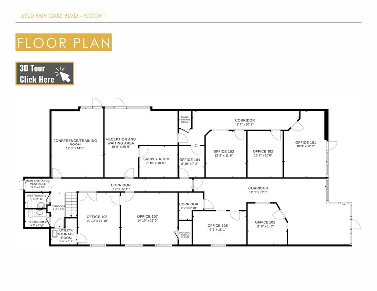 More Photos Of 6920 Fair Oaks Blvd, Carmichael Office For Sale