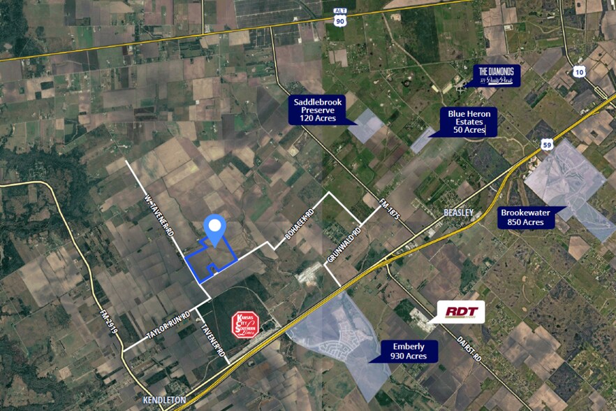 Primary Photo Of 11500 Bohacek Rd, Beasley Land For Sale