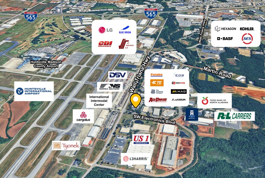 More Photos Of 101 Electronics Blvd SW, Huntsville Industrial For Lease