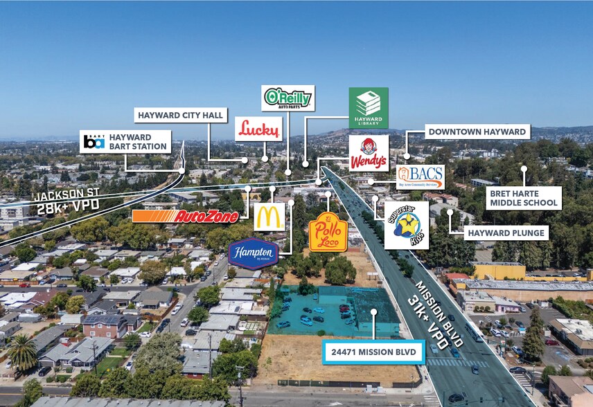 More Photos Of 24453-24475 Mission Blvd, Hayward Freestanding For Sale