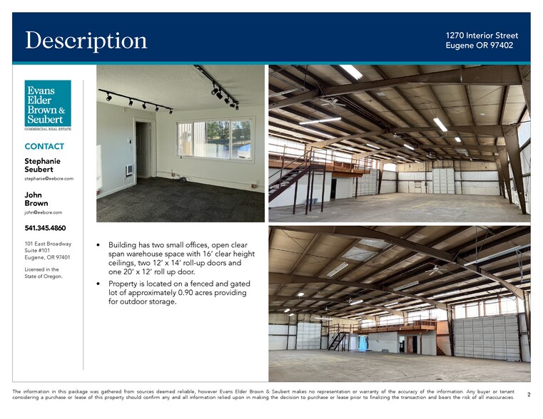 More Photos Of 1270 Interior St, Eugene Service For Lease