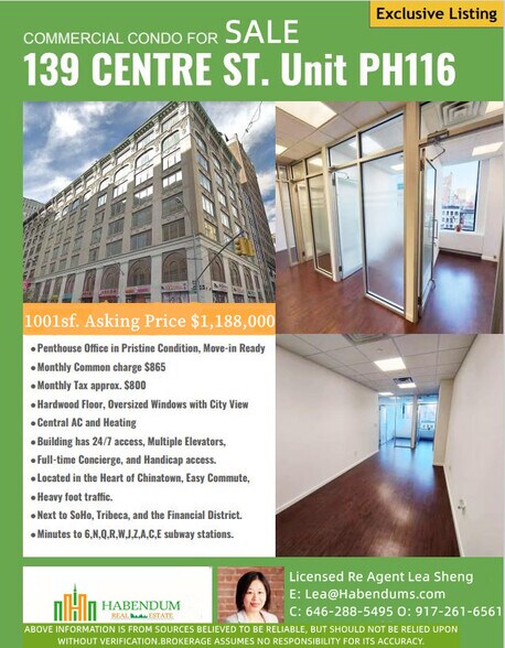 More Photos Of 139-149 Centre St, New York Medical For Sale
