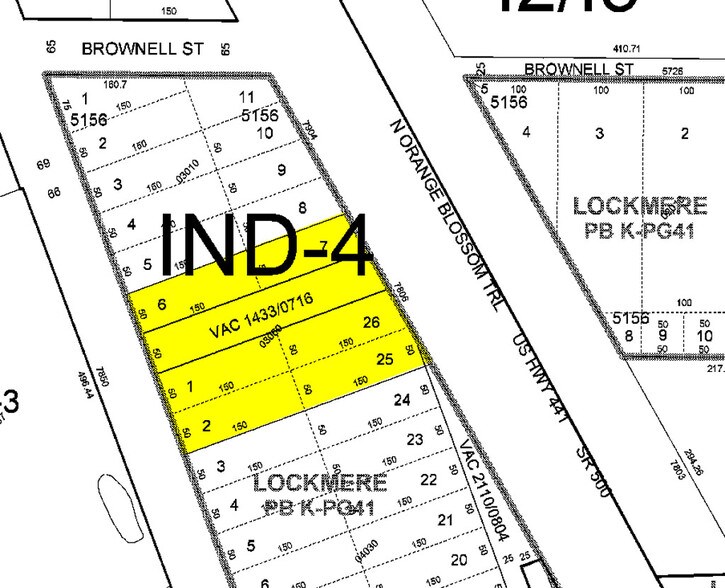 More Photos Of 7806 N Orange Blossom Trl, Orlando Contractor Storage Yard For Lease