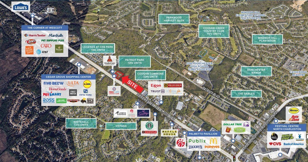 More Photos Of 8710 Dorchester Rd, North Charleston Land For Lease