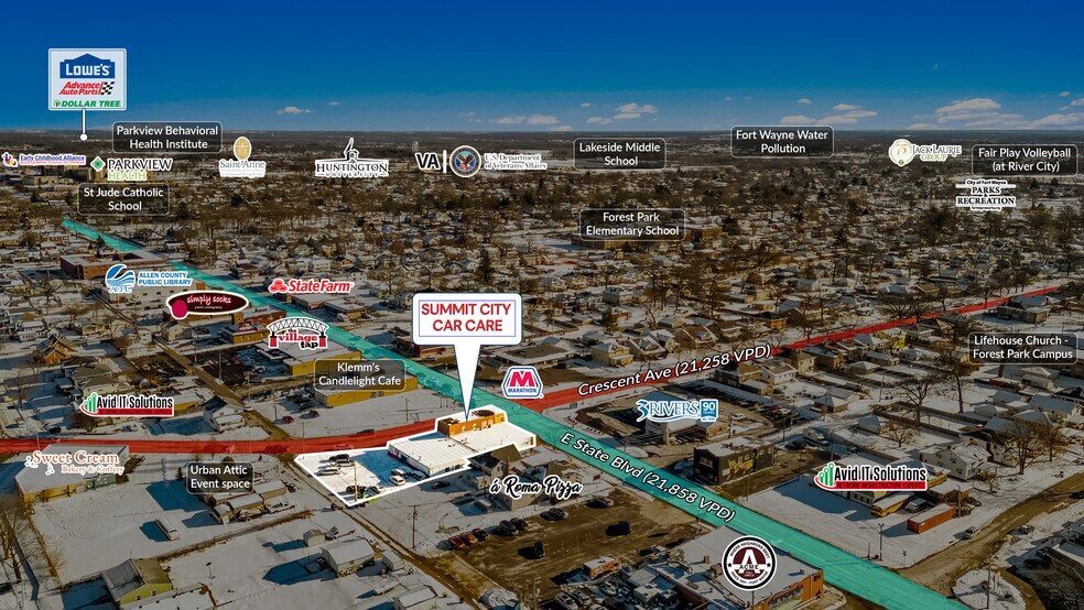 More Photos Of 2311 Crescent Ave, Fort Wayne Auto Repair For Sale