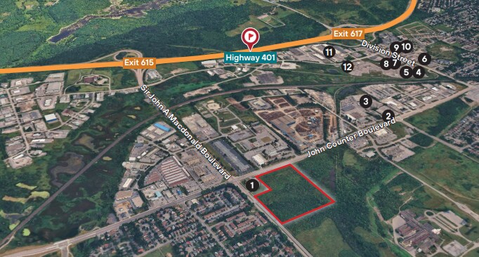 More Photos Of 897 Sir John A Macdonald Blvd, Kingston Land For Lease