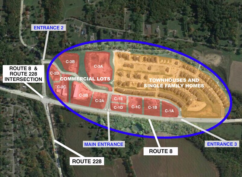 More Photos Of Rte 8 & Rte 228 - Middlesex Crossing, Valencia Storefront Retail Office For Lease