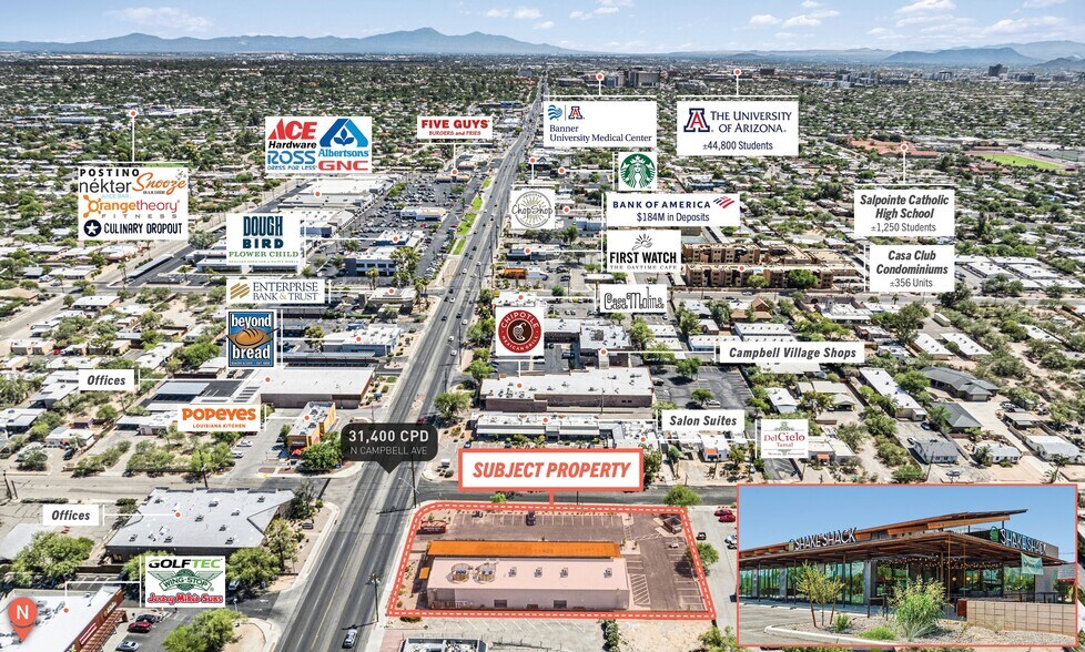 Primary Photo Of 3105 N Campbell Ave, Tucson Storefront For Sale