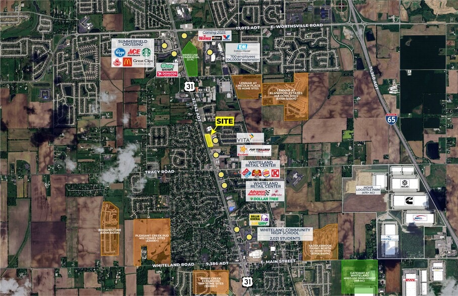 More Photos Of SEC of US 31 and Country Gate Drive, Whiteland Storefront For Lease