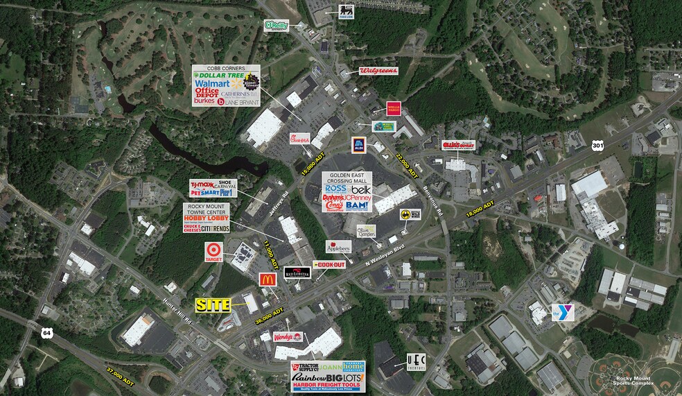 More Photos Of 940 N Wesleyan Blvd, Rocky Mount Supermarket For Lease