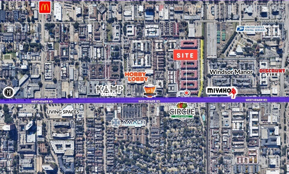 More Photos Of 6237-6241 Westheimer Rd, Houston Unknown For Lease