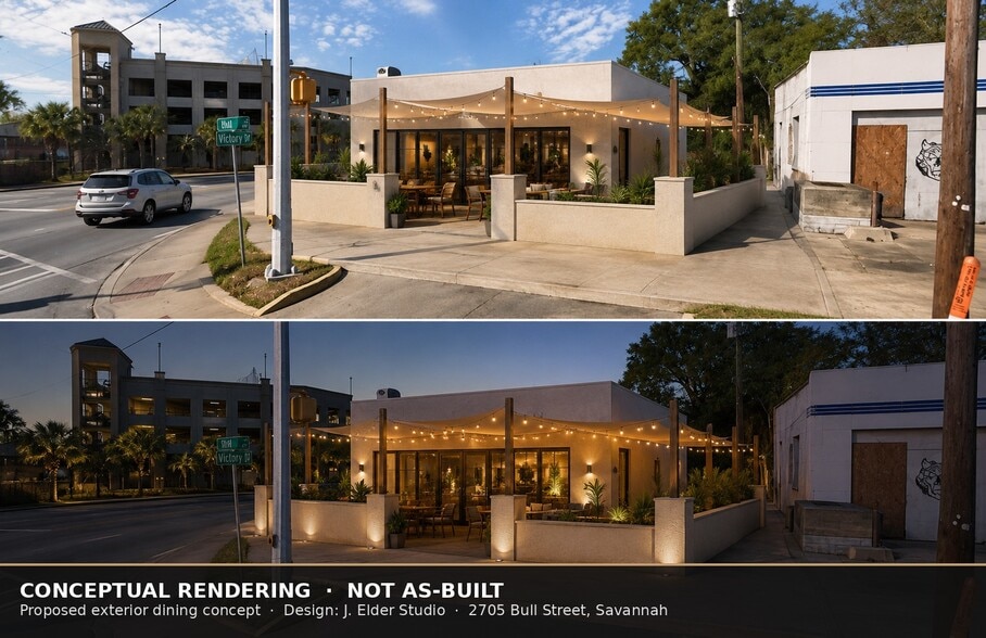 More Photos Of 2705 Bull St, Savannah Freestanding For Lease