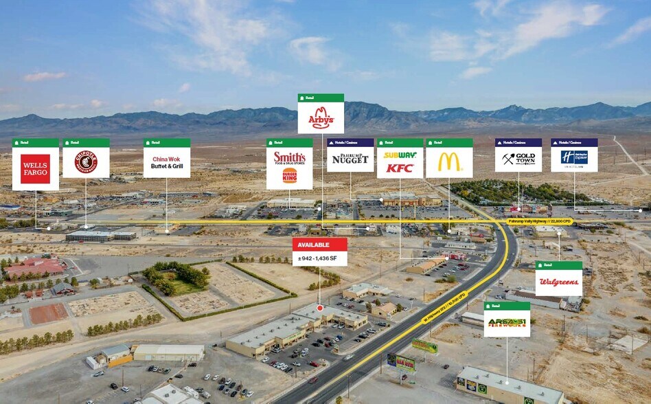 More Photos Of 1360 E Highway 372, Pahrump Freestanding For Lease