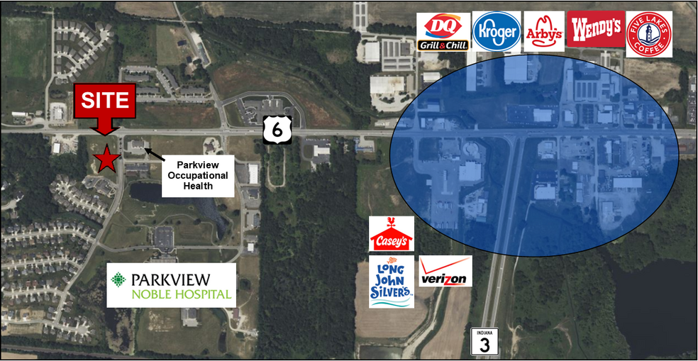 More Photos Of US 6 @ Orchard Place Parkway, Kendallville Land For Sale