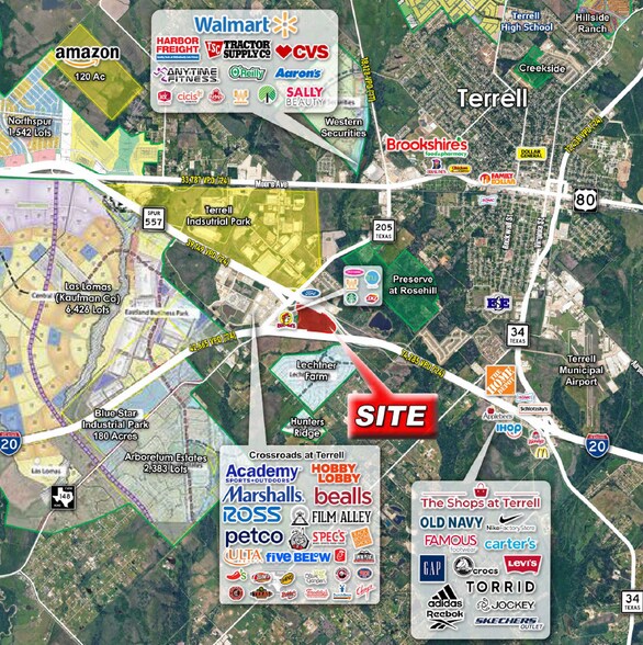 More Photos Of NEC FM-148 & I-20, Terrell Land For Sale