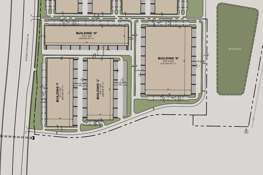 More Photos Of 611 N Stemmons Fwy, Sanger Warehouse For Lease