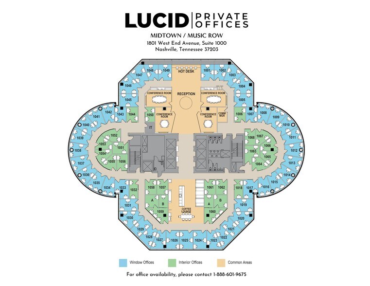 More Photos Of 1801 West End Ave, Nashville Coworking Space