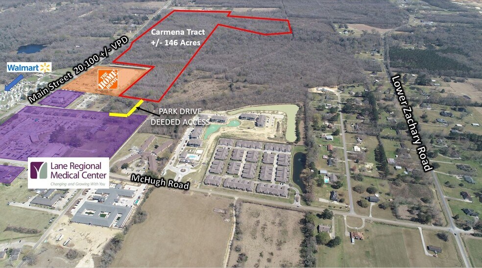 More Photos Of Main Street, Zachary Land For Sale