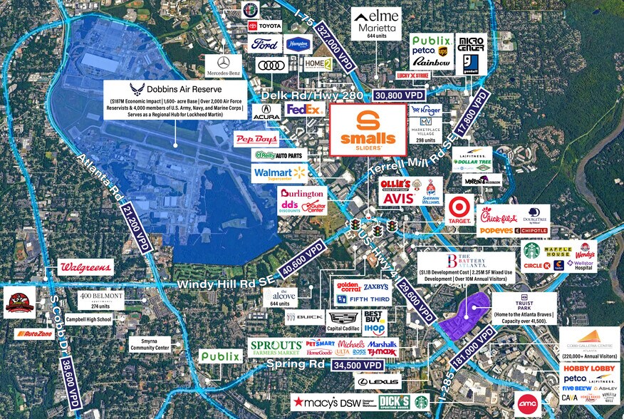 More Photos Of 2355 Windy Hill Rd SE, Marietta Fast Food For Sale