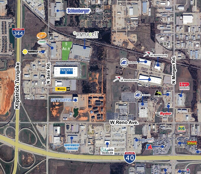 Primary Photo Of W RENO AVE. & N SARA Rd, Oklahoma City Land For Sale