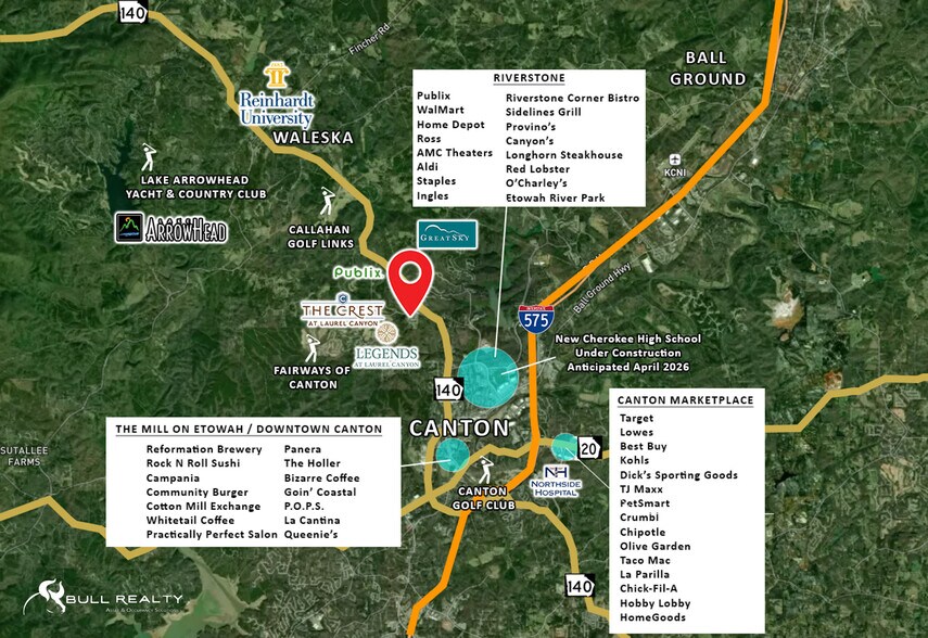 More Photos Of 2201 Reinhardt College Pky, Canton Land For Sale