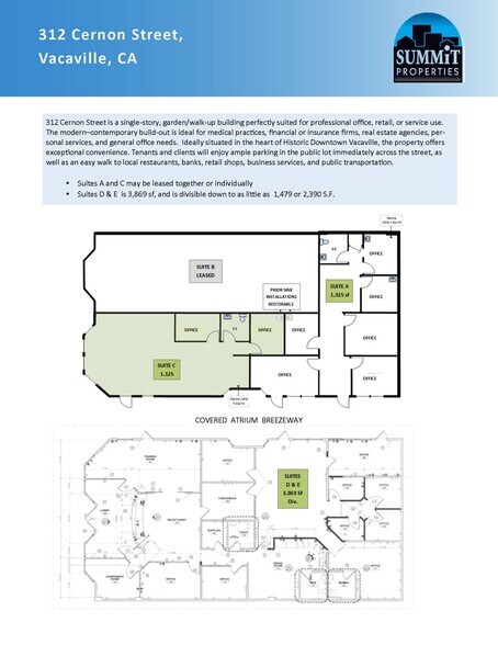 More Photos Of 312 Cernon St, Vacaville Office For Lease