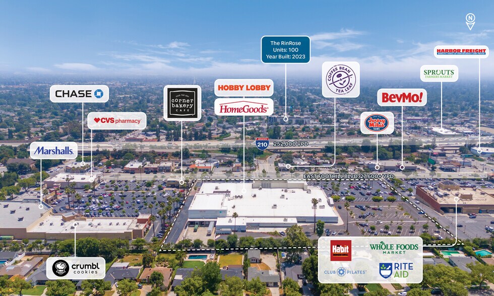 More Photos Of 3801 E Foothill Blvd, Pasadena General Retail For Sale