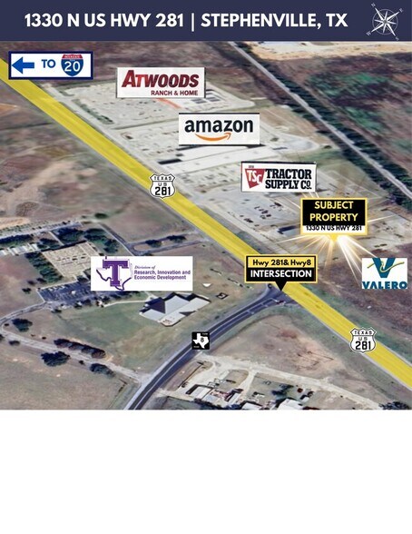 More Photos Of 1330 N US Highway 281, Stephenville Manufacturing For Lease