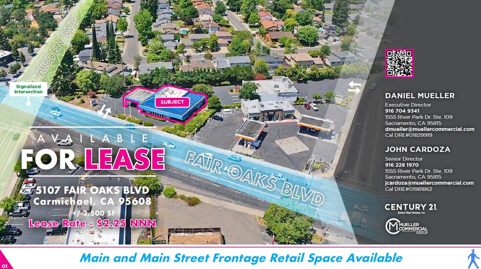 Primary Photo Of 5107 Fair Oaks Blvd, Carmichael Storefront For Lease
