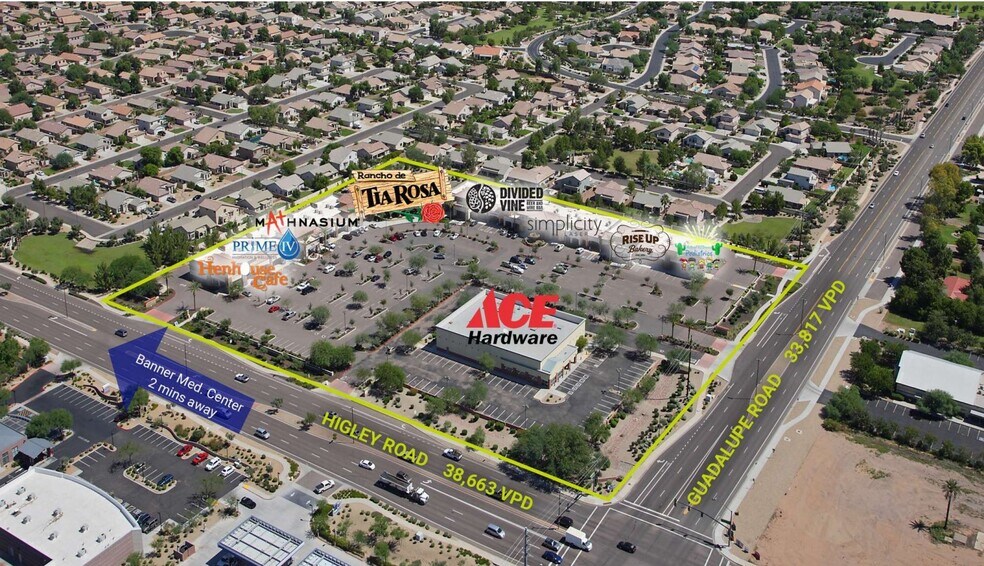 More Photos Of E Guadalupe Rd @ N Higley Rd, Gilbert Unknown For Lease