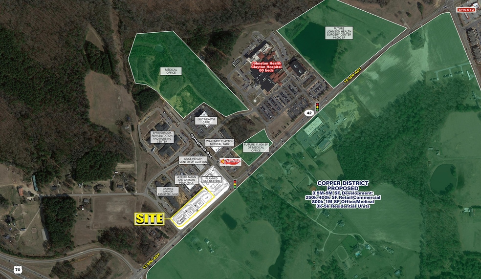 More Photos Of 2364 Hwy 42 W, Clayton Land For Lease