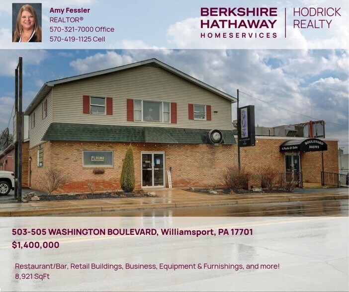 Primary Photo Of 505 Washington Blvd, Williamsport Restaurant For Sale