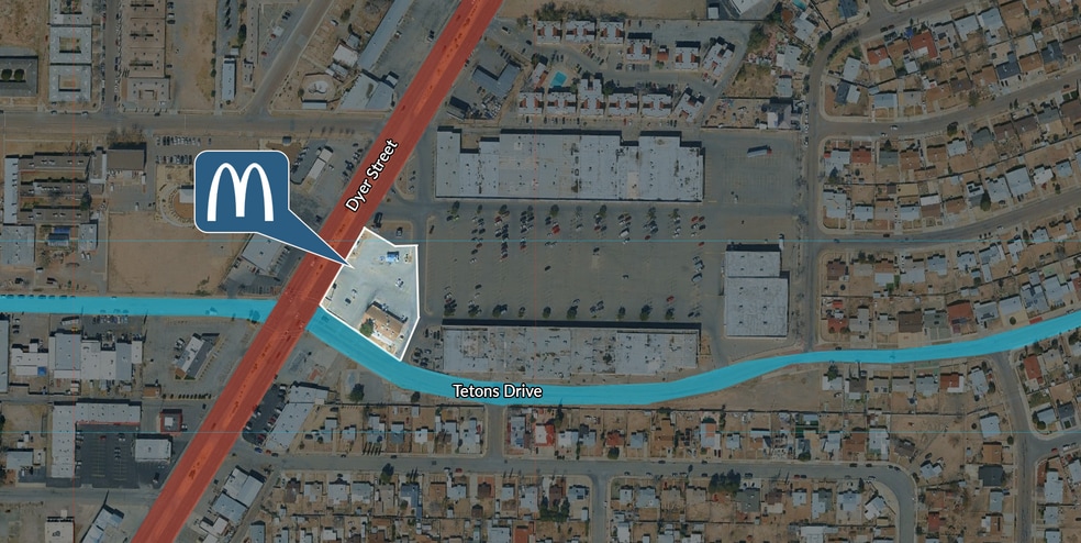 More Photos Of 8500 Dyer St, El Paso General Retail For Sale