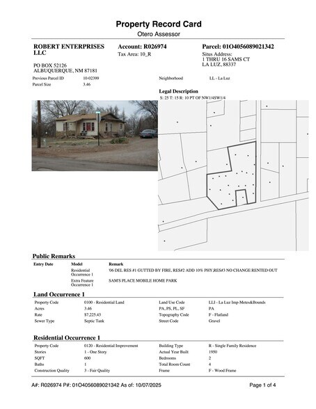 More Photos Of 10 Sams Ct, La Luz Land For Sale
