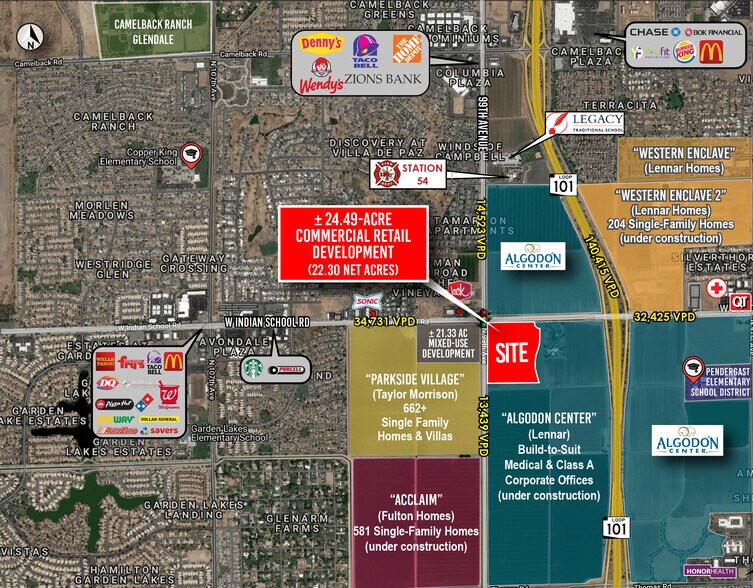 Primary Photo Of SEC 99th Ave & Indian School Rd, Phoenix Land For Lease